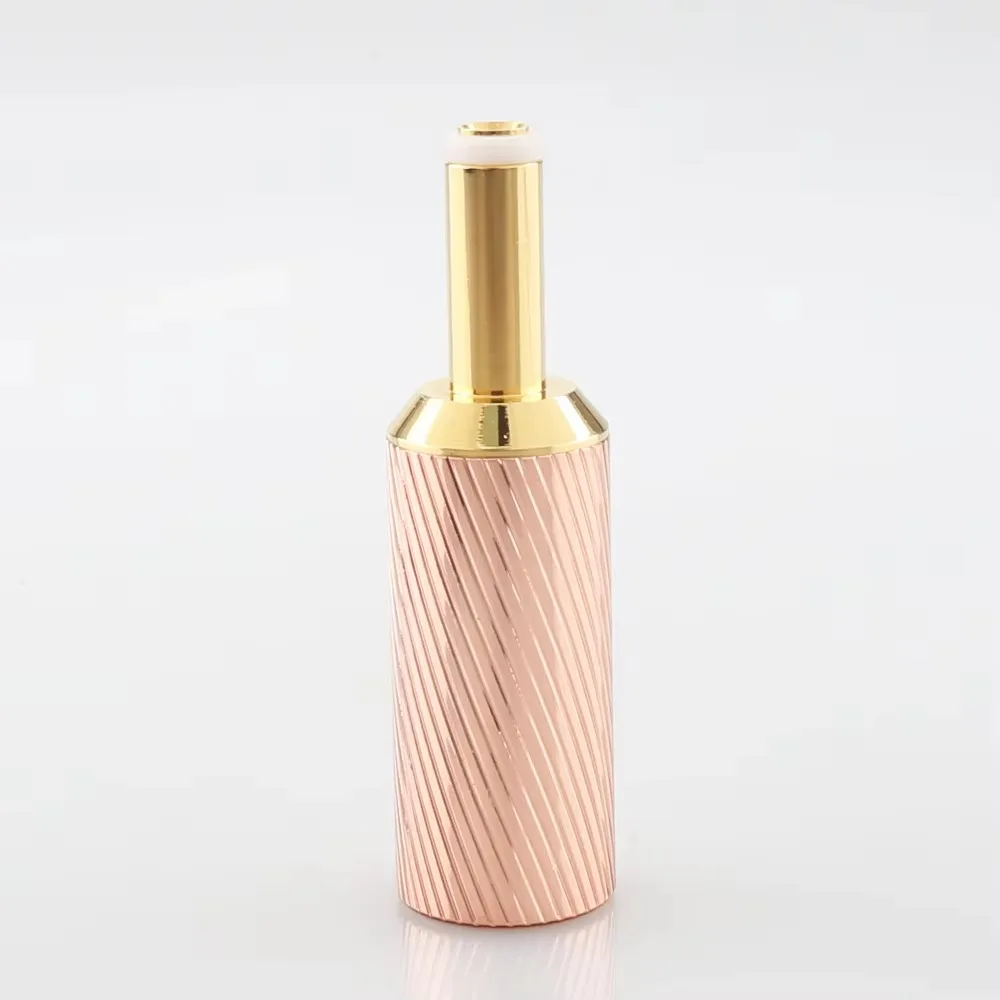 Audiocrast 5.5x2.1 5.5x2.5mm DC Male Power Plug Gold Plated Solder DIY Barrel Connector for HIFI Linear Power Supply Cable