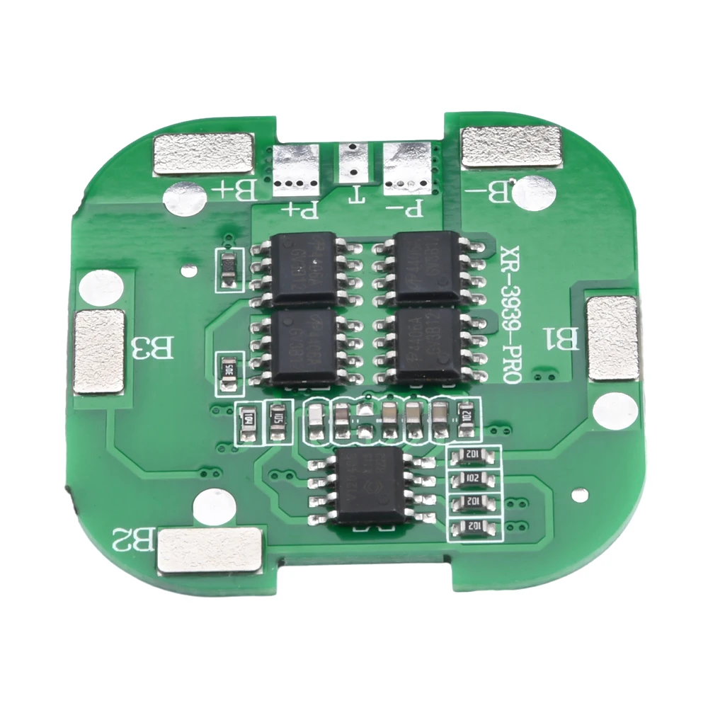 4S 14.8V Lithium Batterij Bescherming Raad Zelfde Poort 20A Piek Li-ion BMS PCM Lnstantaneous Bescherming Stroom 20A Met 10K NTC