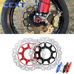 Motorcycle 320mm Front Floating Brake Disc Brake Caliper Adaptor Bracket For Honda CR125 250 CRF 250R 450R 250X 450X 450RX