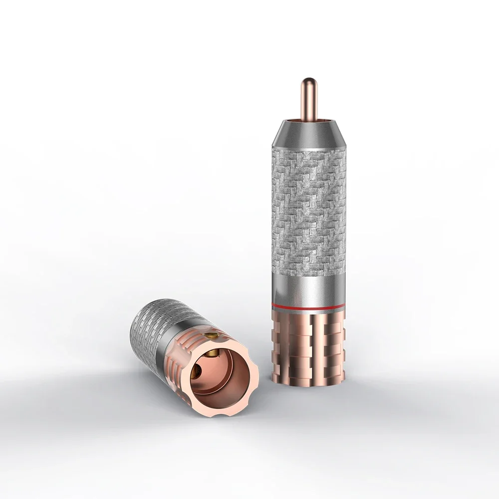 4PCS VR108 ปลั๊ก RCA สกรูล็อคตัวเชื่อมต่อสายสัญญาณเสียงปลั๊กสําหรับเครื่องขยายเสียง