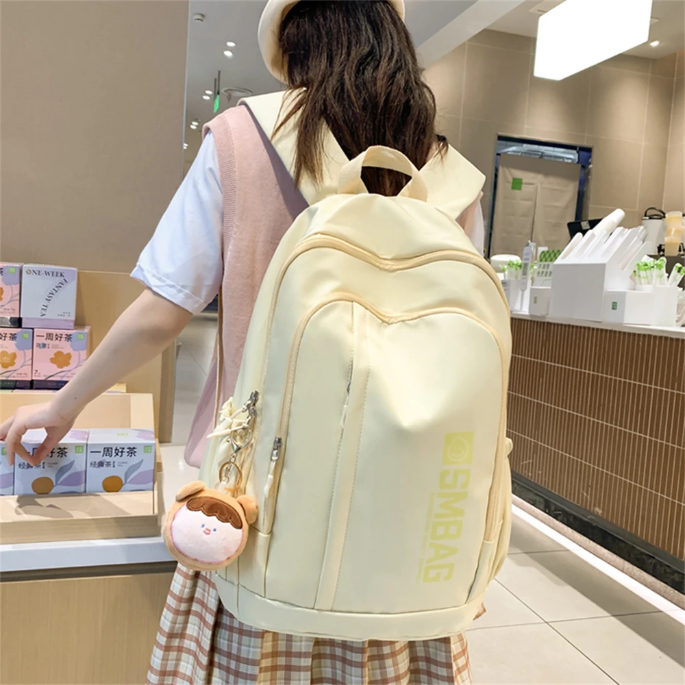 Nova mochila casual escola esporte mochilas náilon meninas organizador sacos de ombro para mulheres saco de viagem grande portátil