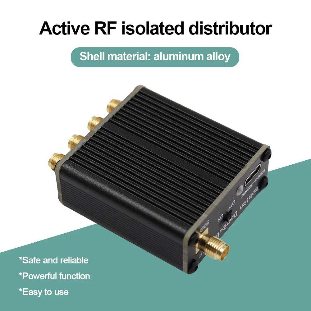 

Active RF Isolated Distributor SDR GPSDO Signal Source RF Distribution Device 100kHz To 150MHz for RF Signal Radio Antenna SDR