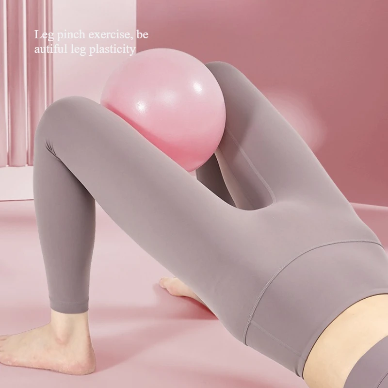 النساء رياضة اليوغا كرة لياقة بدنية سماكة نوع المضادة للانفجار قطر 25 سنتيمتر بيلاتيس تجريب كرة صغيرة نحت الساقين والوركين