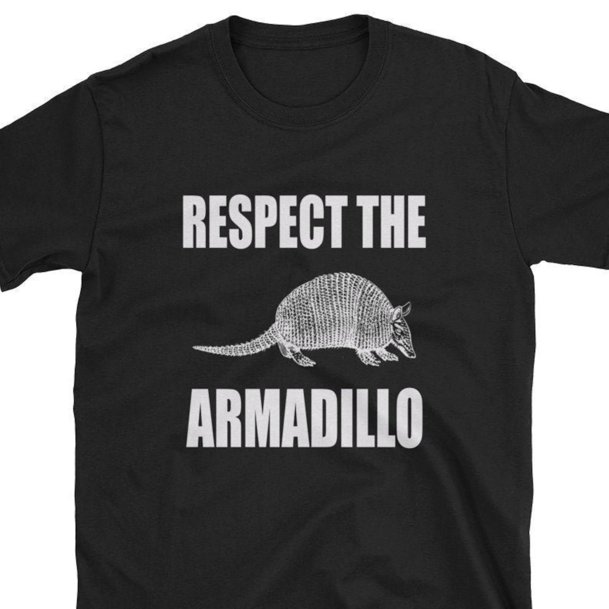 Respect The Armadillo T Shirt Funny Cute Hat