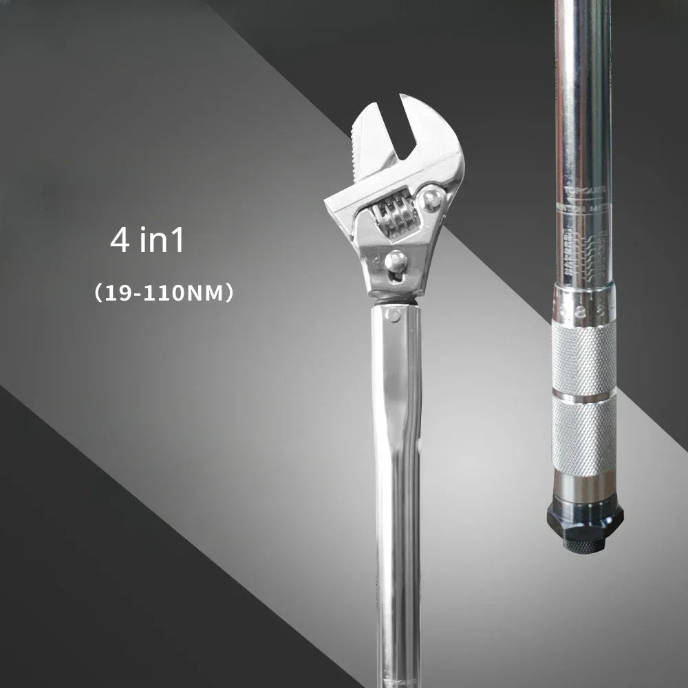 

19-110NM 30 мм регулируемый динамометрический ключ для ванной комнаты, трещоточный ключ, электрик, бытовой механик, плотник, сильный гаечный ключ