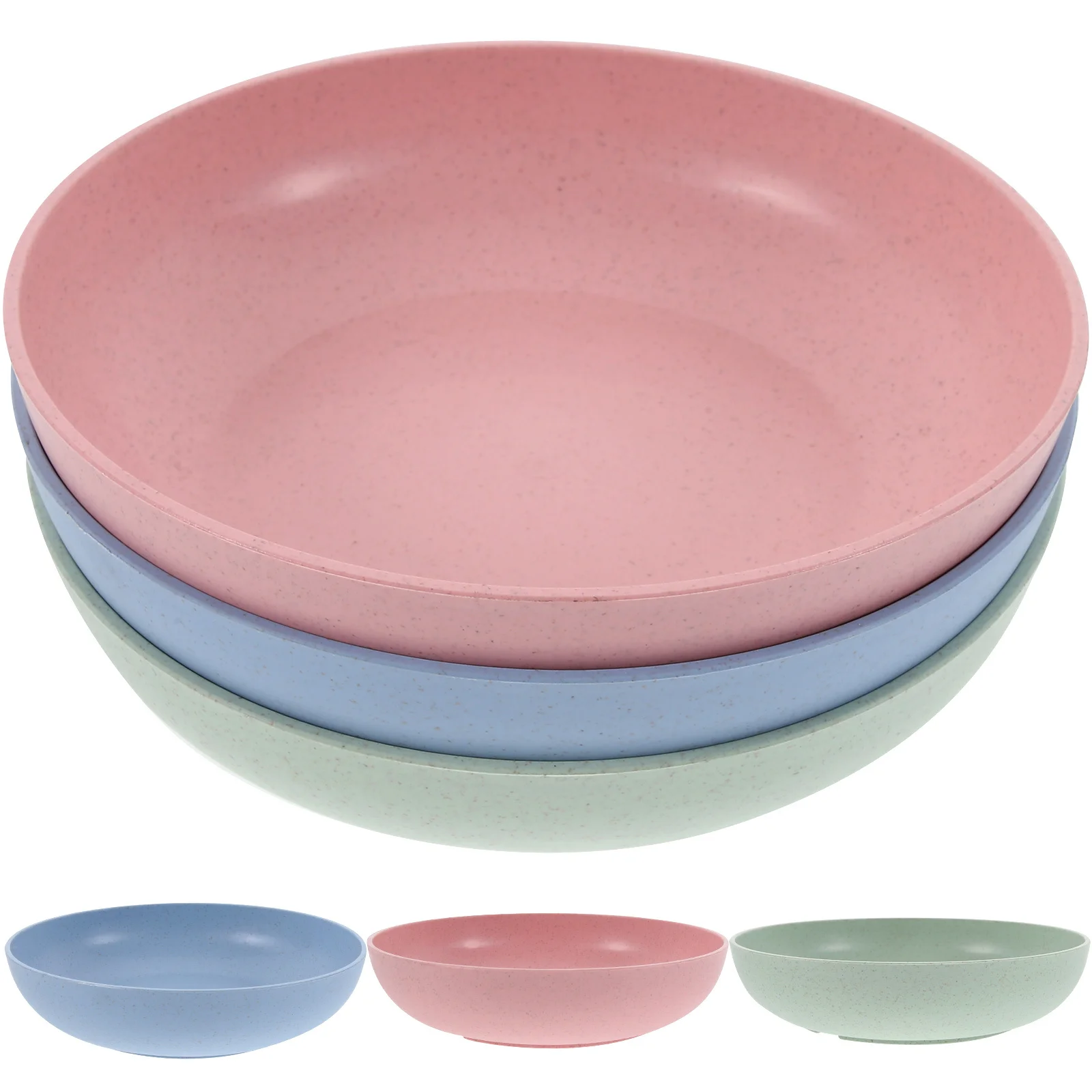 

6Pcs Plastic Cat Bowls Pet Food Bowls Wide Design Slow Feeder Non Slip Base for Cats Cat Bowl Pet Bowl Puppy Feeder