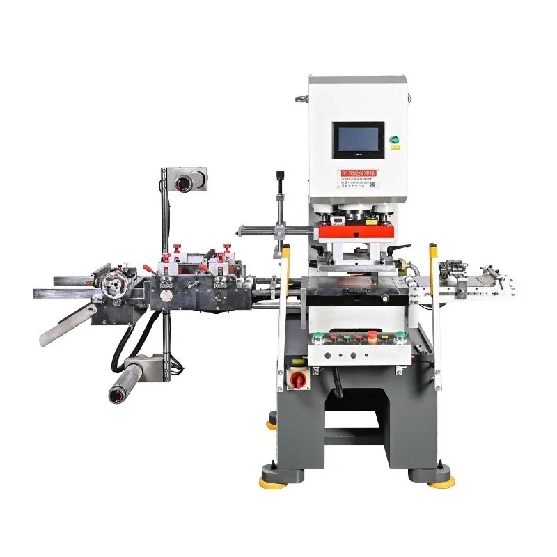 Numerical control sheet feeder, pneumatic mechanical punch modification, conveyor belt