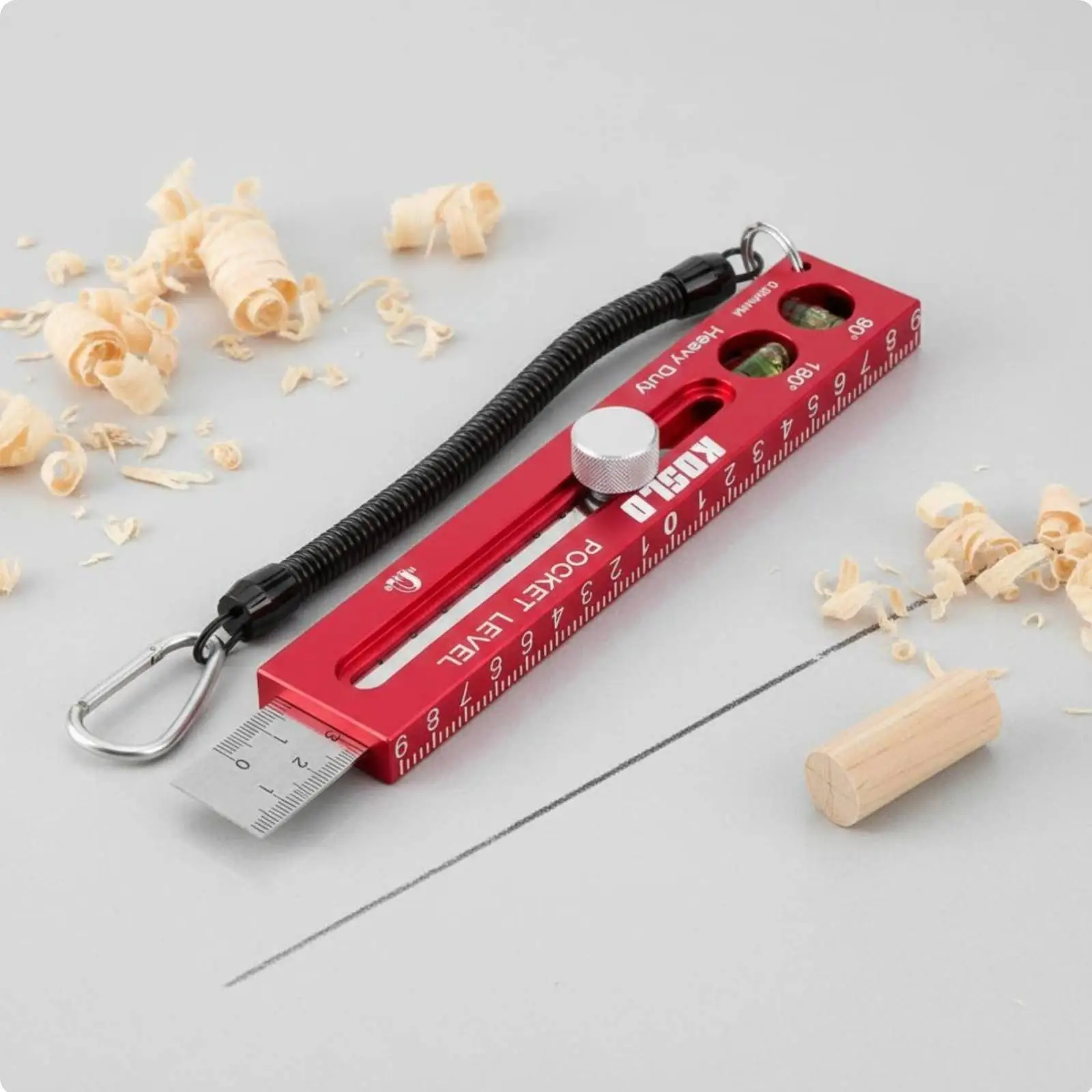 Ferromagnetic Level Tool Ruler Multi-Functional Hand Tool Precise for Carpenters
