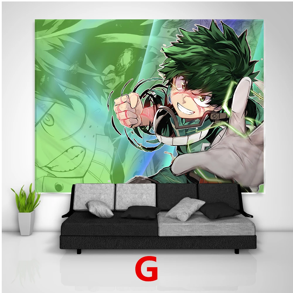 Anime Prints Living Children Room Decor Pictures Home Decor Boku No Hero Academia Midoriya Izuku Wall Art Canvas Painting Poster