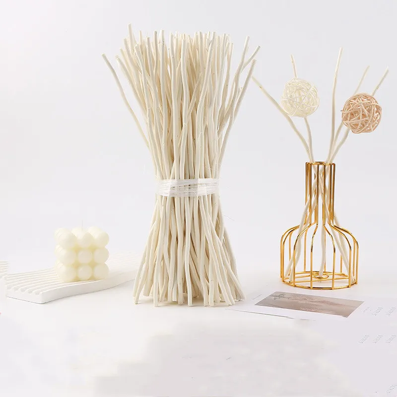 30PCS L15/20/30CM Fragrance Diffusion Accessories Fiber Stick Plant Willow Branch，Home Fireless Aromatherapy Decor Wicker