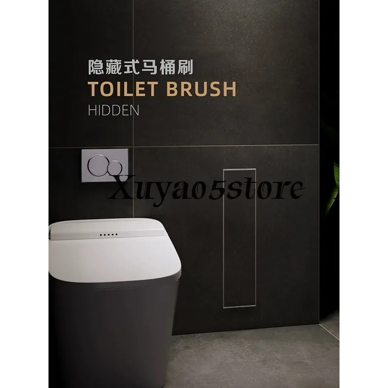 Embedded toilet brush rack Stainless steel premium tissue storage, spray gun wall cabinet Wall locker