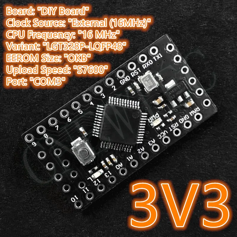 LGT8F328P LQFP32 MiniEVB Replaces Pro Mini ATMEGA328P Fully Compatible Good Quality All Tested [Factory]