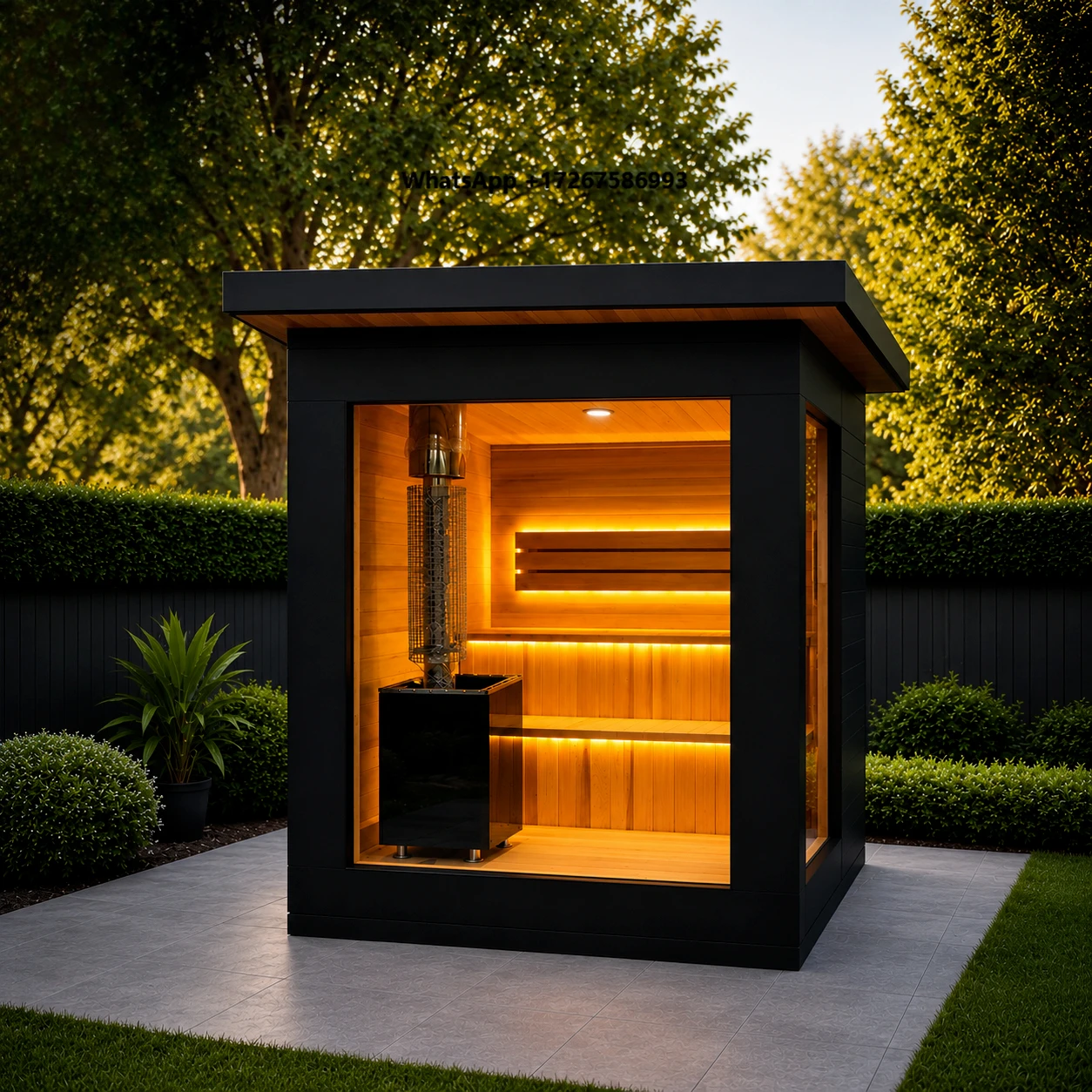 Outdoor Changing Infrared Steam Spa Health Benefits Double Wooden Wet Red Cedar Rooms Sauna Shower Room With Shower