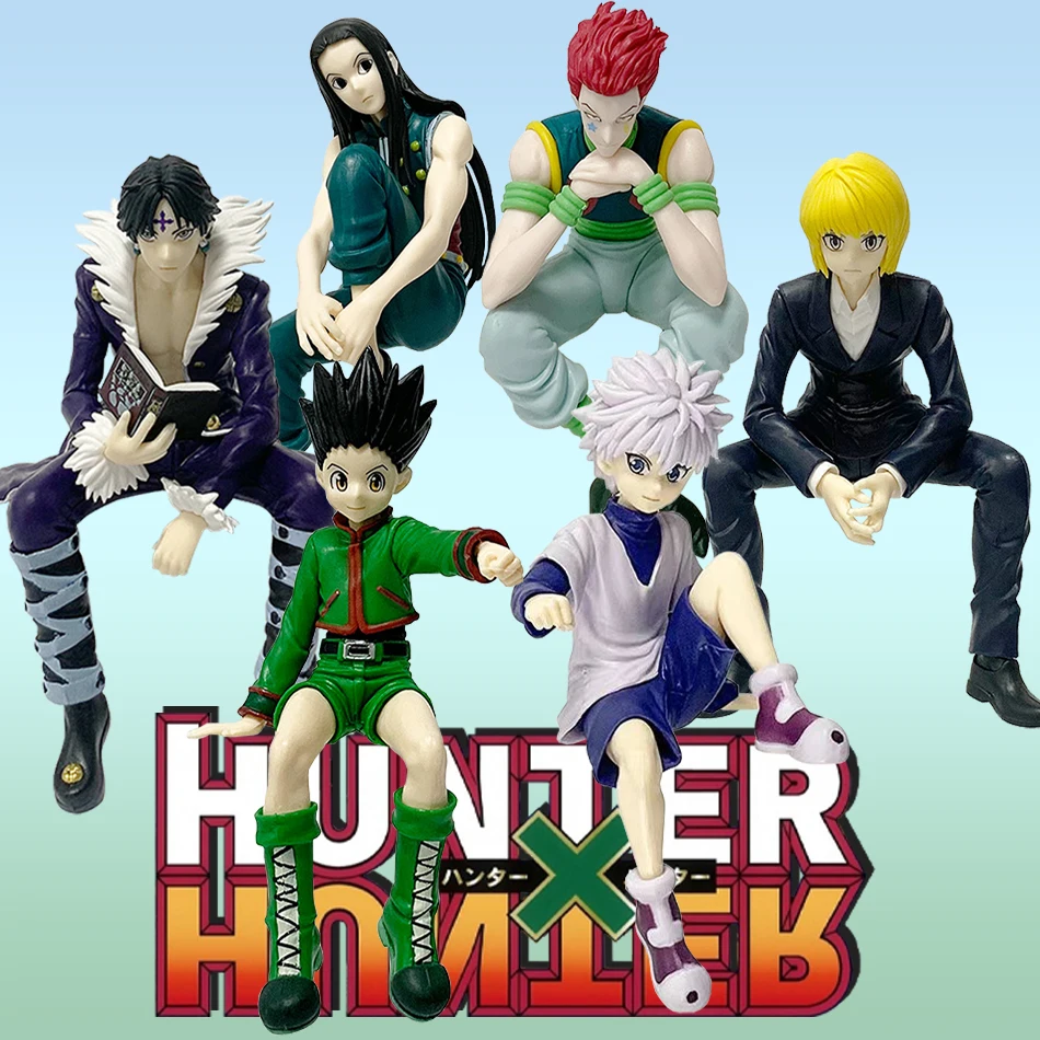 13cm Hunter x Hunter Gon Freecss Anime Figure Alluka Zoldyck Action Figure Chrollo Lucilfer/Kurapika Figurine Model Toys Gift