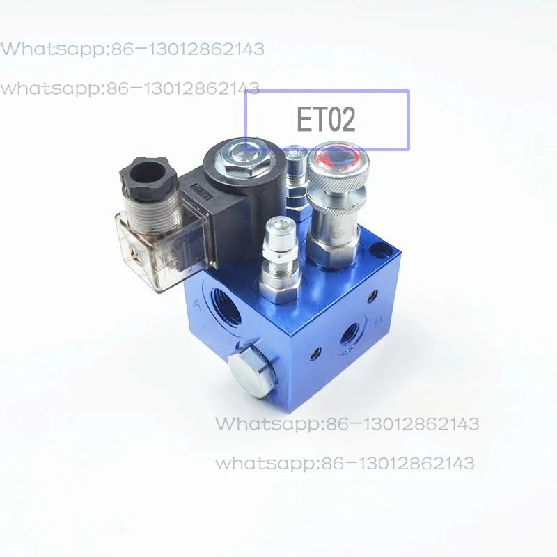 ET02 ET-02 Hydraulic Lifting Valve Group Hydraulic Integrated Control Valve For Lifting Machinery Equipment Spare Parts