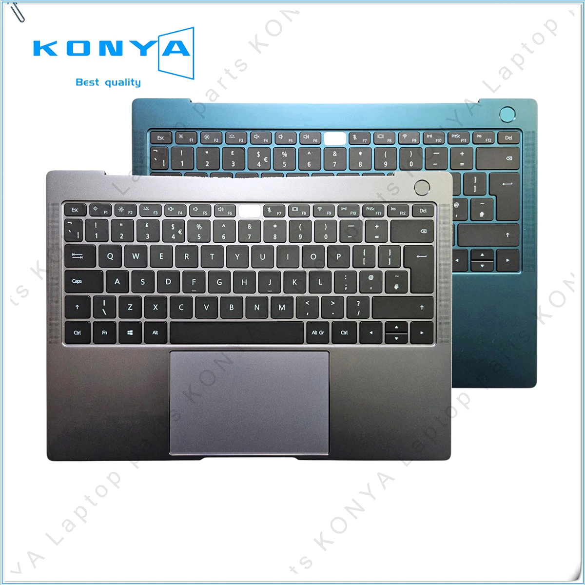 

For Huawei Matebook X Pro 2018-2020 MACH MACHR MACHC-W19 W29 WX9 WAE9LP WAH9LP WAX9 Laptop Palmrest Upper Case Cover Keyboard