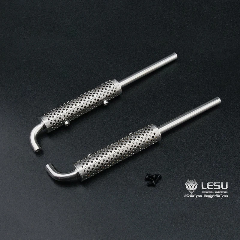 

1/14 LESU Metal Chimney Exhaust Pipe for Scale RC DIY TAMIYA King Hauler Grand Hauler Tractor Truck Car Model