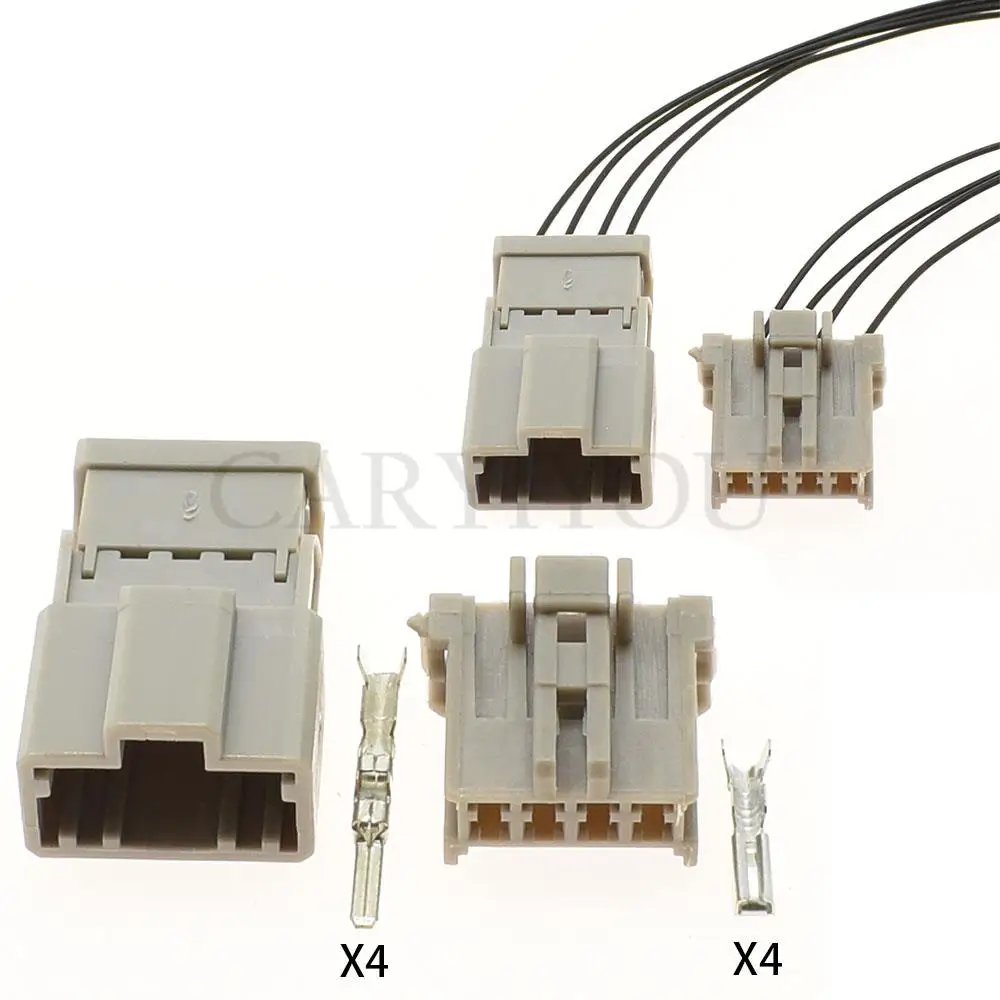 1 Set Sumitomo HD Type 4 Pin Way Male Female Unsealed Car Auto Electrical Wire Connector Plug 6098-0244 6098-0243