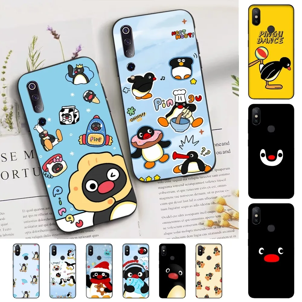 Cartoon P-Pingu P-Penguin Phone Case For Xiaomi Mi 5X 8 9 10 11 12 lite pro 10T PocoX3pro PocoM3 Note 10 pro lite