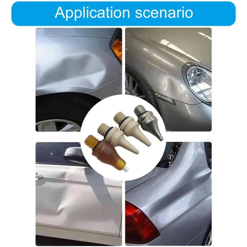 Super Sale Paintless Dent Repair Repair Tapping Heads Interchangeable Tips M8-Threaded Handle Car Body Dent Removal Tool Accesso