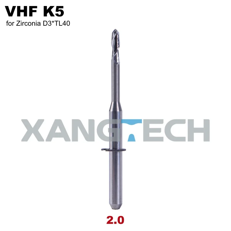 

XANGTECH VHF K5 Цирконий/ПММА Фрезерный бор для стоматологических материалов Циркониевые блоки Фрезы Стоматологическая лаборатория CAD CAM Стоматологический инструмент
