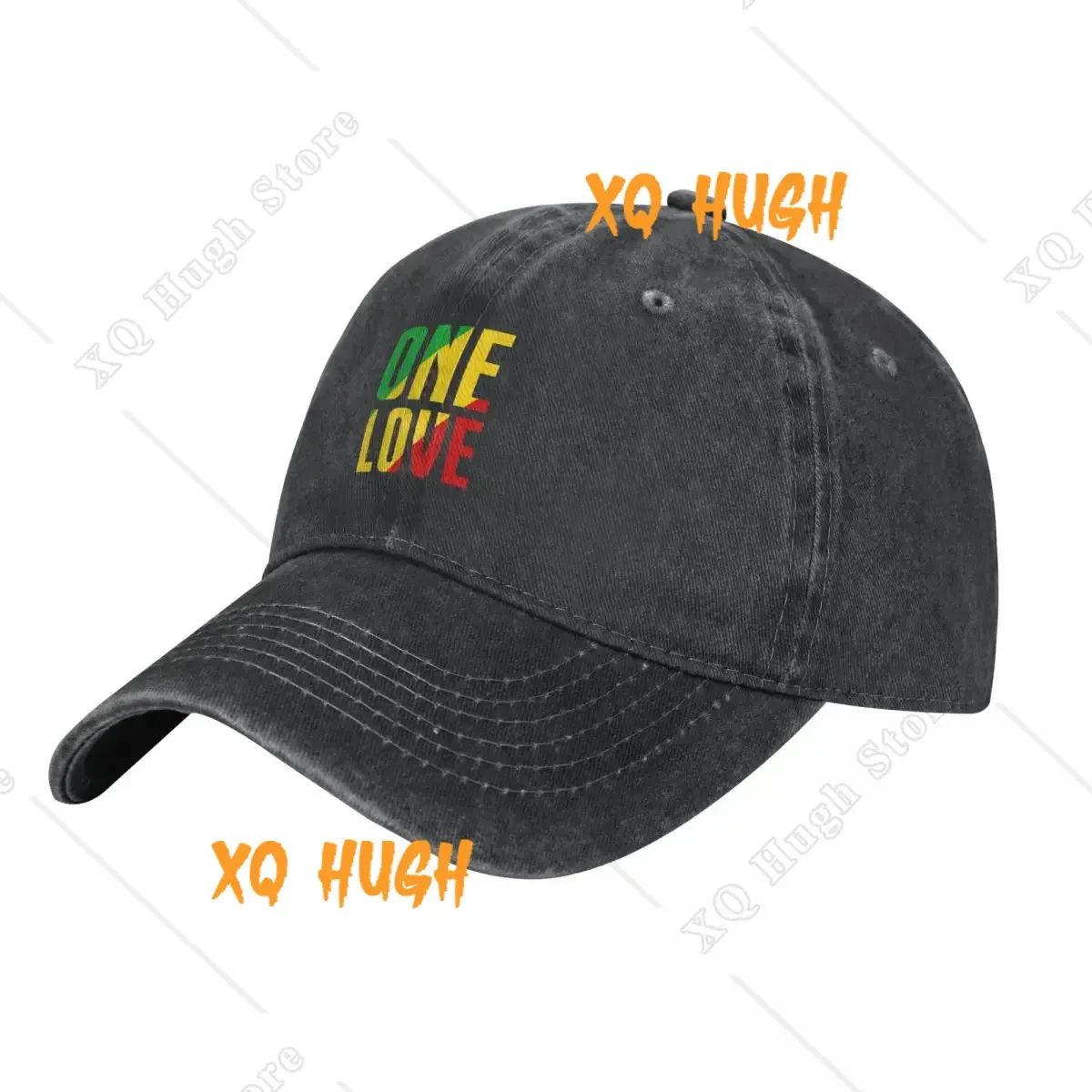 

One Love Rasta Jamaican Reggae Style Gift For Perfect Gift Cowboy Hat party Hat Baseball Men Women's