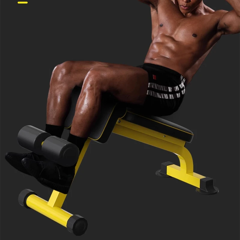 Multifunctional Roman Chair Goat Extension Home Fitness Equipment Sit-ups Abdominal Muscle Folding Dumbbell Preacher Bench