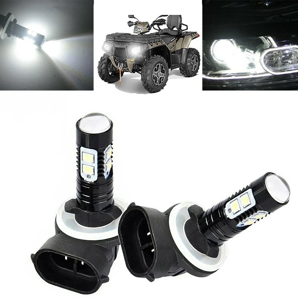 HEADLIGHT LED BULBS 150W 3600LM 6000K WHITE HIGH POWER Fog light lamp LED Headlights for ATV POLARIS SPORTSMAN Accessories