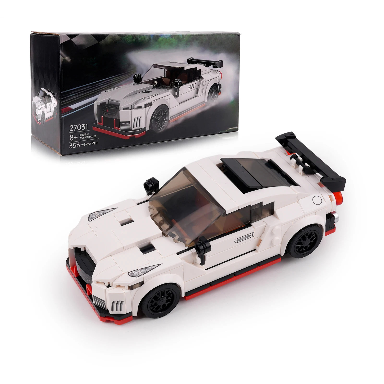 

MOLD King 356 шт. комплект для сборки гоночного автомобиля STEM развивающая игрушка со съемными деталями