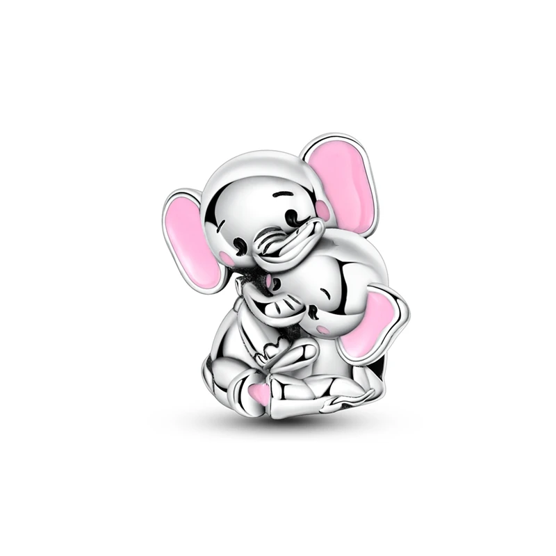 925 Silver Cute Kittens And Puppies Charm Beads Fit Original Charms 3mm Silver Bracelet DIY Fine Jewelry For Women Gift Hot Sale