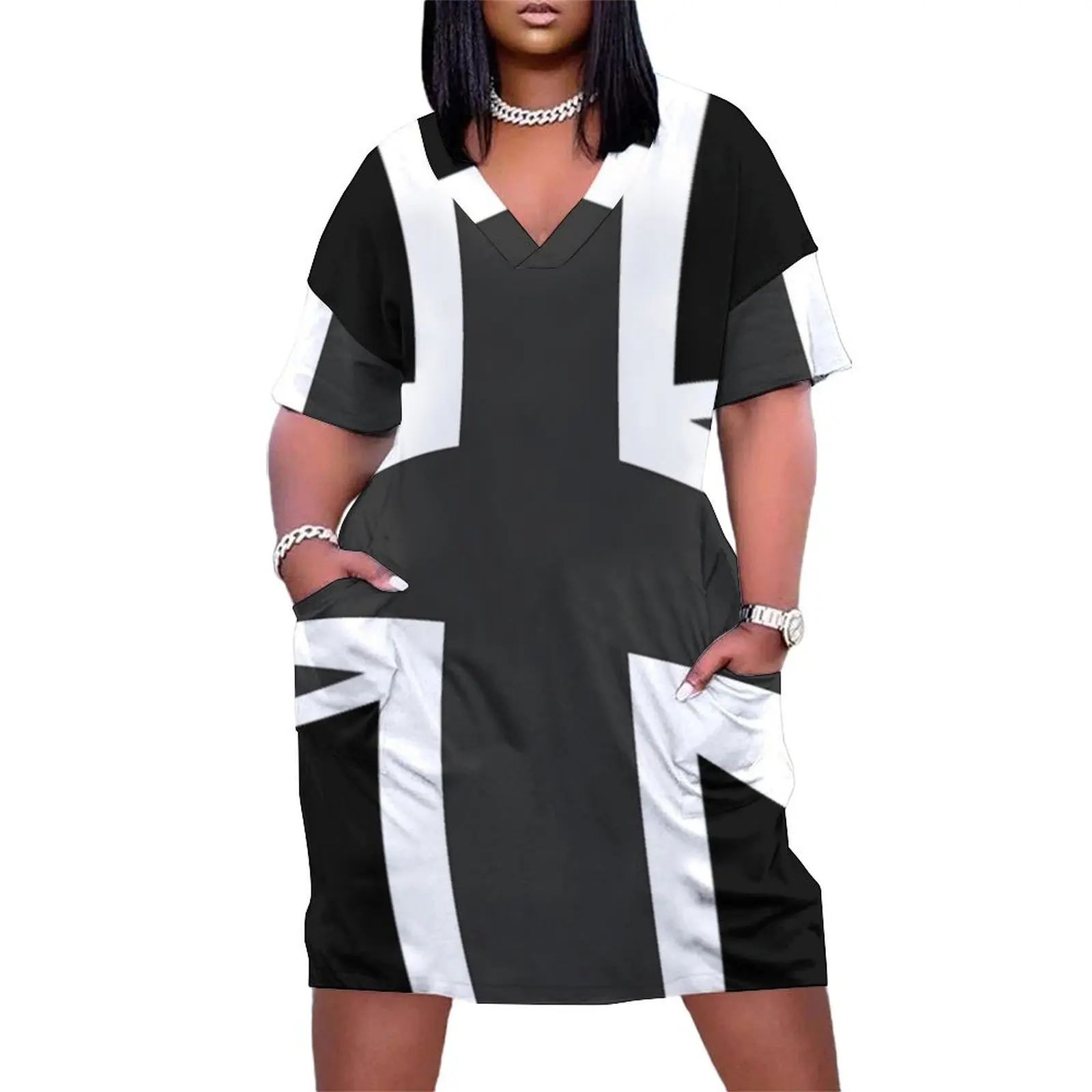 Black Jack Loose Pocket Dress dresses for womens 2024 festival outfit women Dress for girls