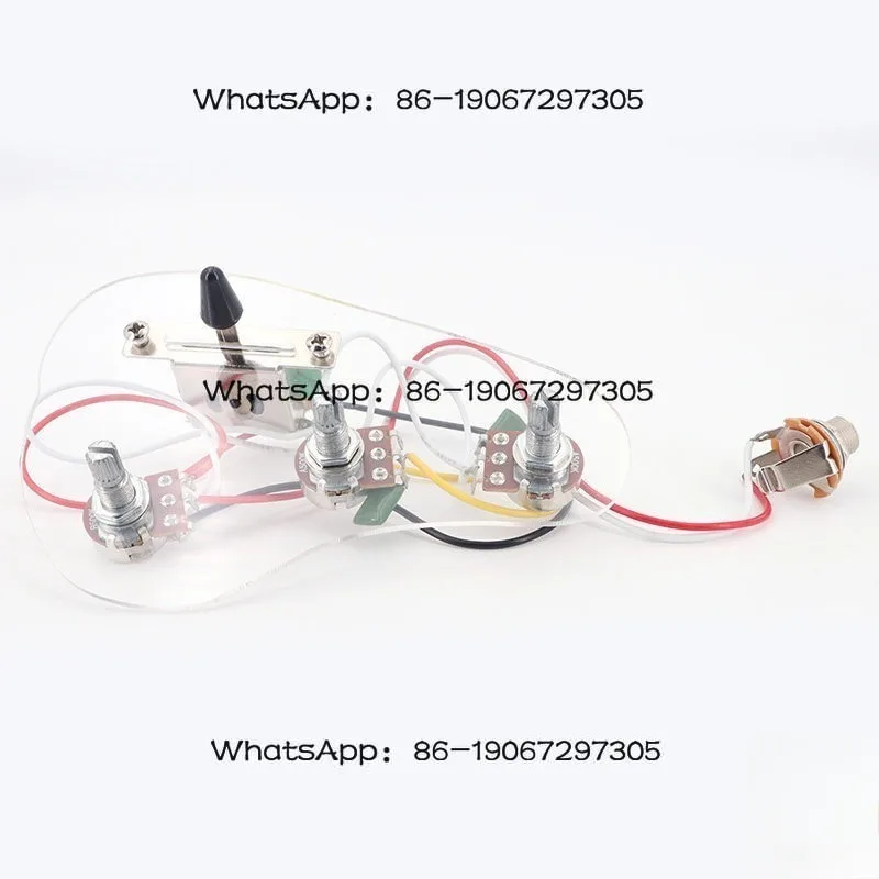 Electric Guitar Line Assembly Electronic Set 2T1V Volume Tone Knob Five-speed Switch Welding Circuit