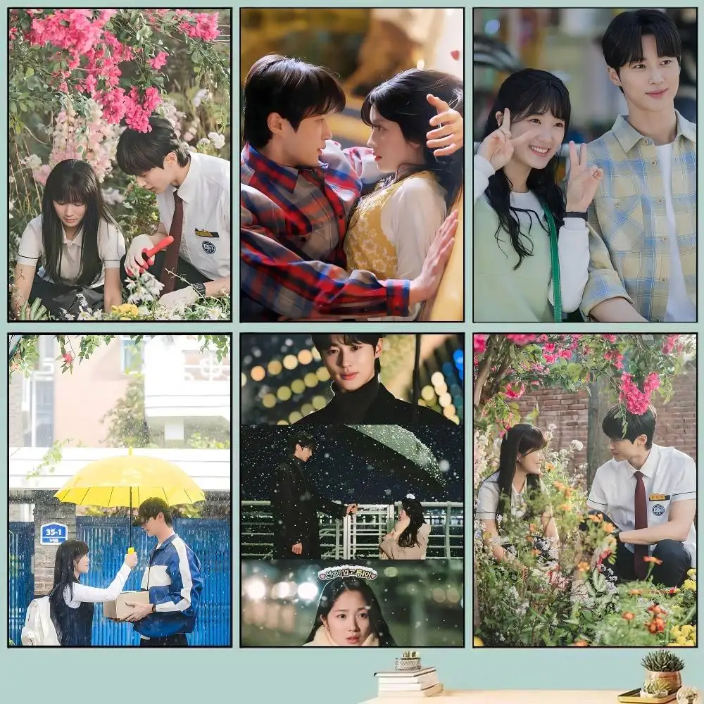 Korean Drama L-Lovely R-Runner TV Posters Self Adhesive Waterproof Ideal For Living Room Bedroom Bar Decoration