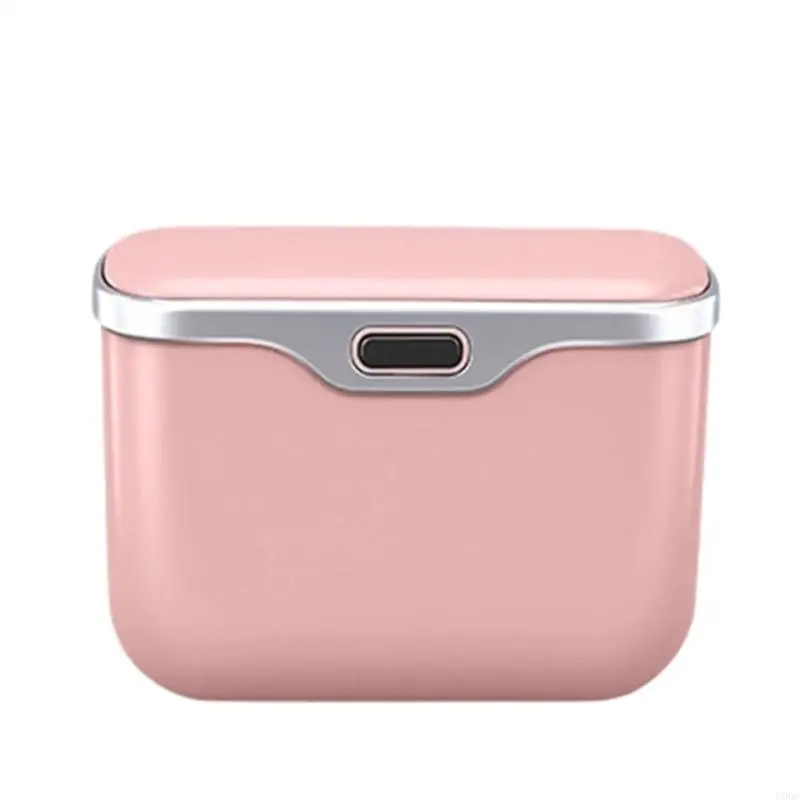 Waterproof Garbage Bin Vehicle Front Door Back Trash Storage Can with Lid New