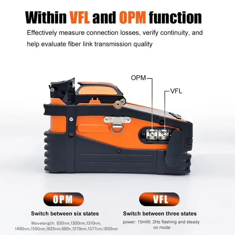 Signal fire New Model AI-9 Fusion Splicing Six Motor Core Alignment Fiber Fusion Splicer Automatic FTTH Fiber