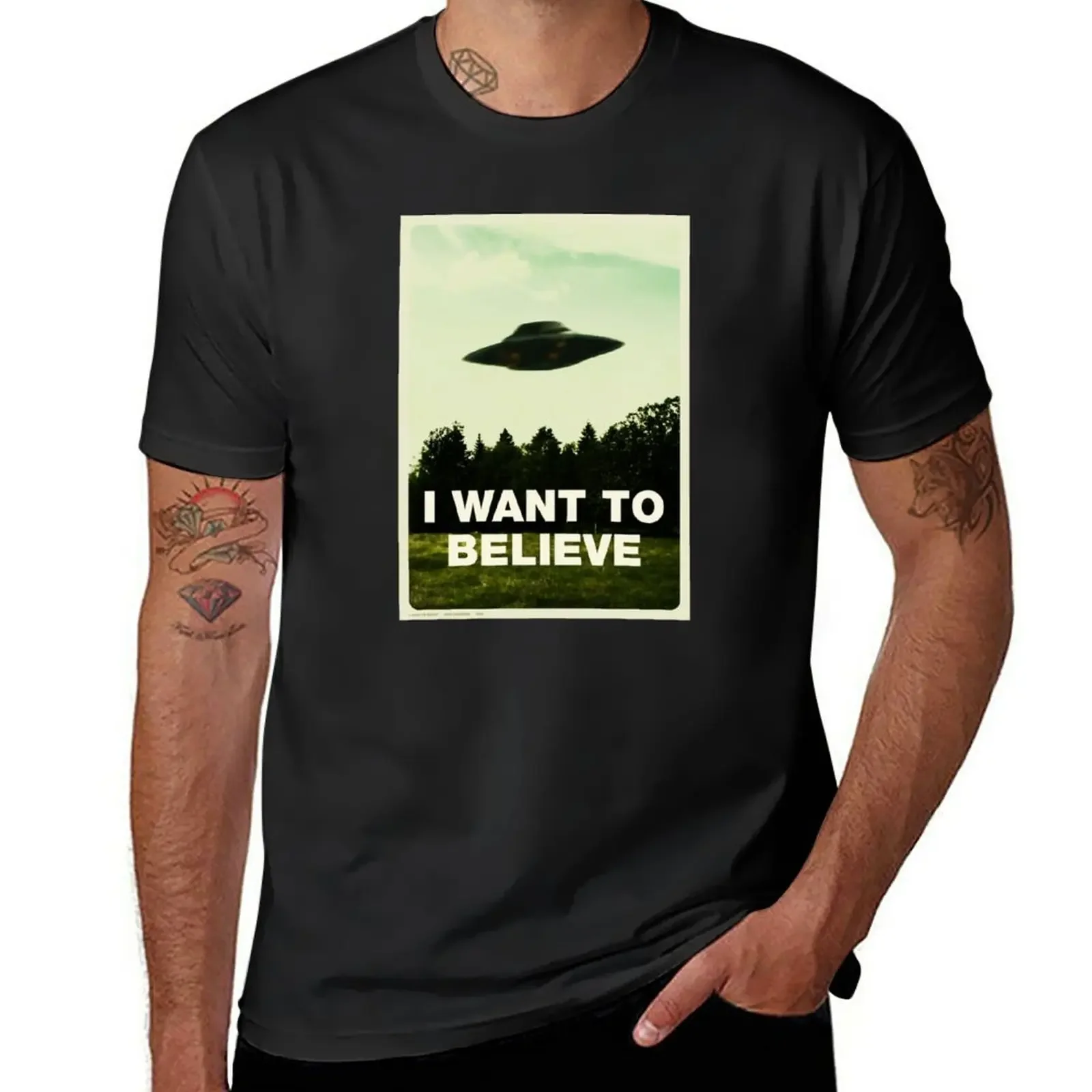 

I Want to Believe T-Shirt cute clothes Aesthetic clothing aesthetic clothes mens funny t shirts