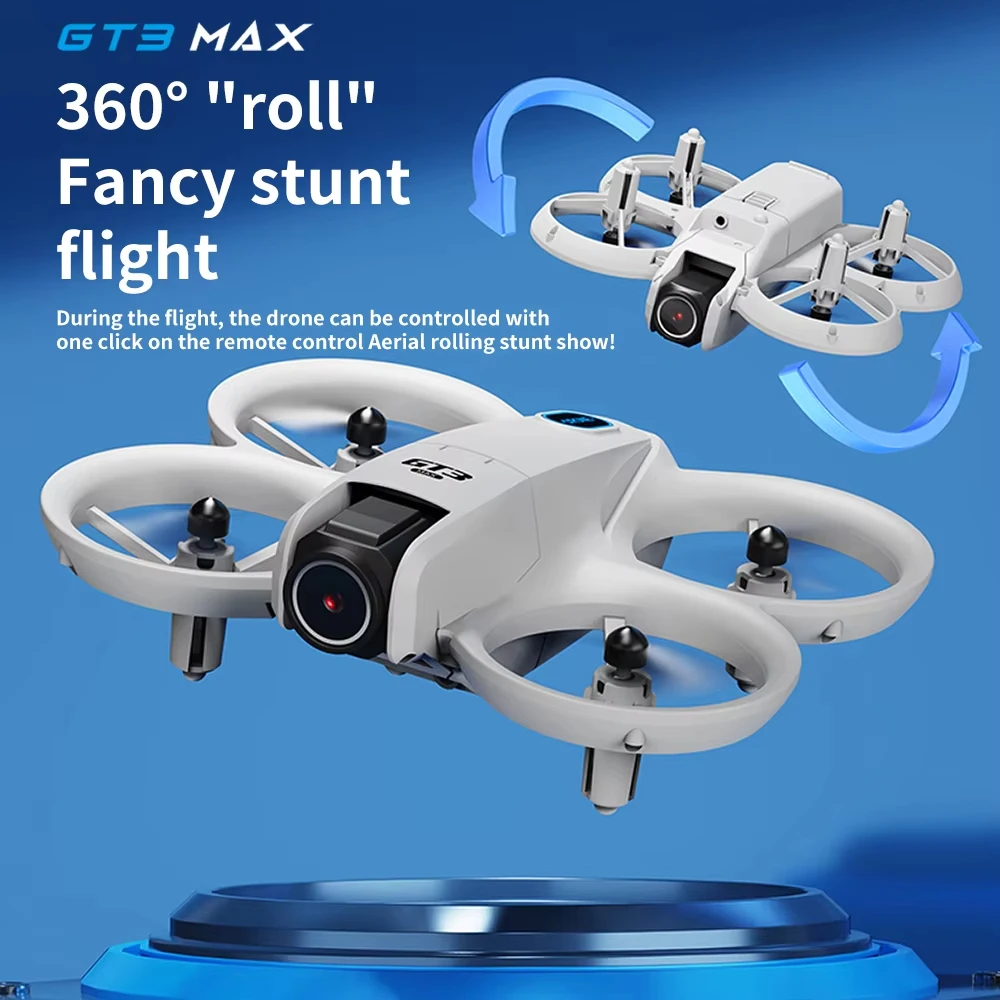 New GT3 MAX Drone 8K HD Aerial Photography Headless Mode Helicopter 360° Flip Quadcopter Toys Mini Drone Fors Kid Toy Boys Gifts