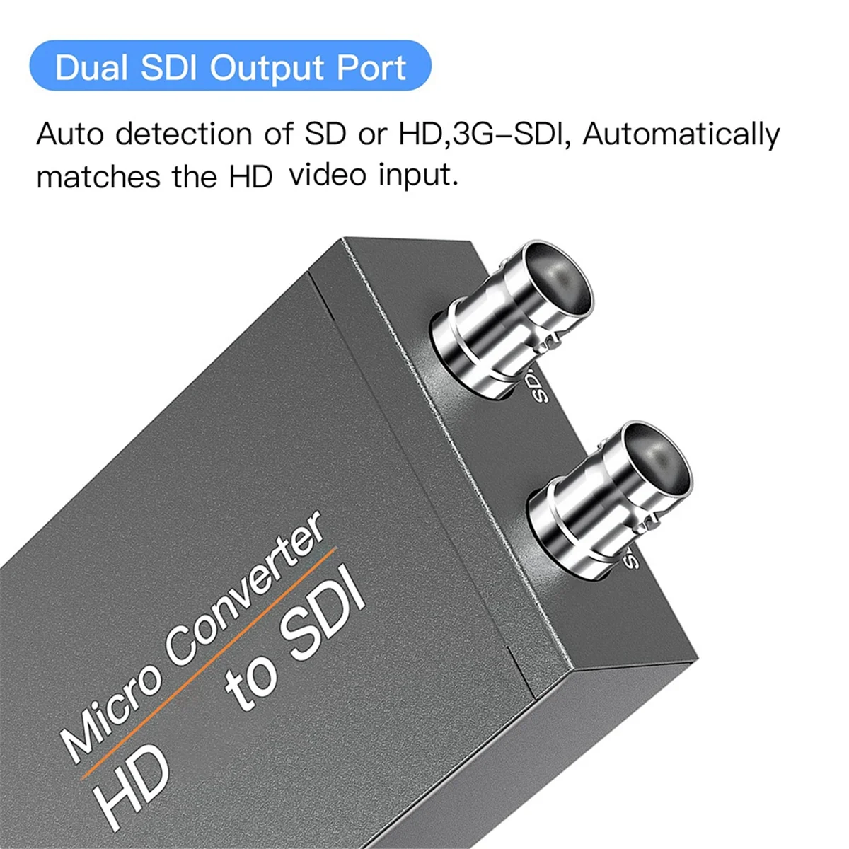 Konwerter HDMI na SDI HD na 3G-SDI/HD-SDI Audio Embedder 2-drożny konwerter SDI do kamery kino domowe