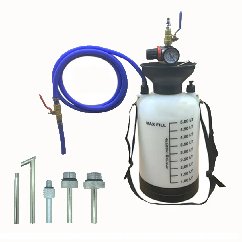 

5L Pneumatic Filler Gear Transmission Fluid Tanker Pneumatic Transmission Fluid Pump Tool Kits Fluid Extractor Dispenser