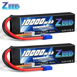 2pcs Zeee 3S 10000mAh Lipo Battery 11.1V 120C Softcase with EC5 Plug for RC Car Tank Trucky Train RC Model Parts Racing Hobby