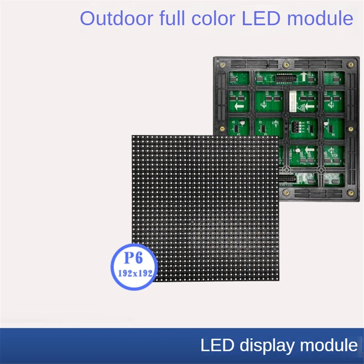 Y14A1Pcs P6 Outdoor LED Screen Panel 32X32 Pixel LED Display Modul 192X192Mm 1/4 Scan RGB Voll farbe LED Screen Panel