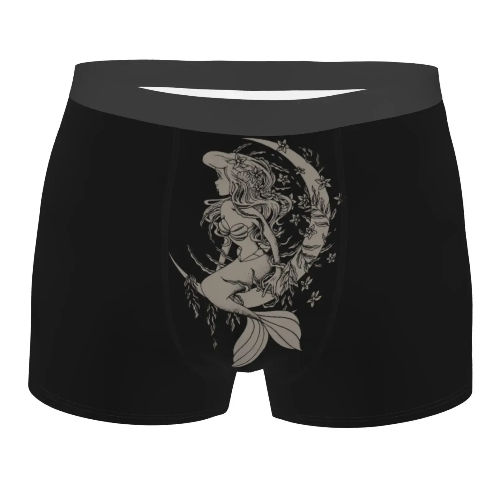 Little Mermaid Ariel Print Men's Underwear Healthy Soft Comfortable High-Quality Men Briefs Stylish Trendy Casual Sports Panties