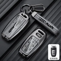 Leather Car Remote Key Case Cover Shell For Audi A1 A3 8V A4 B8 B9 A5 A6 C7 A7 A8 Q3 Q5 Q7 S4 S6 S7 S8 R8 TT Holder Accessories