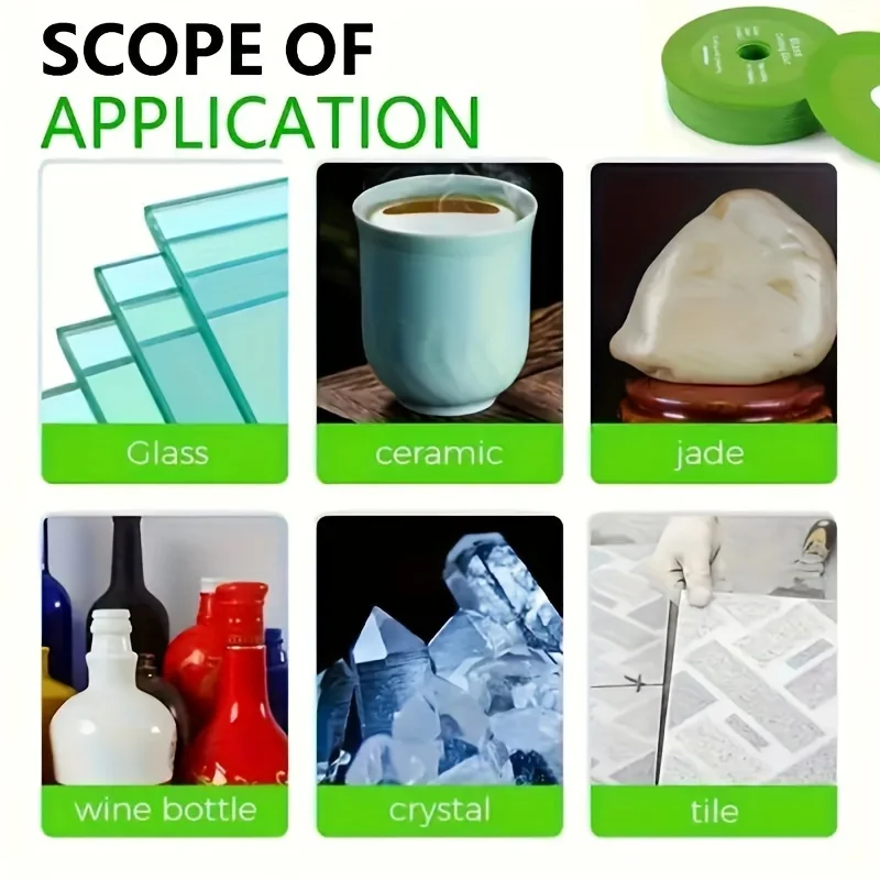 10/5/2 шт. 4-дюймовые ультратонкие стальные пилы для алмазной пайки для стекла/плитки/вина/бутылки, набор режущих инструментов