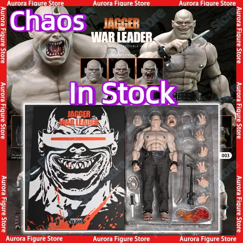 

In Stock CHAOS Chaos-003 1/12 Jagger The War Leader Jagger Batman Superman Anime Action Figures Toys Model Gift PVC Collector