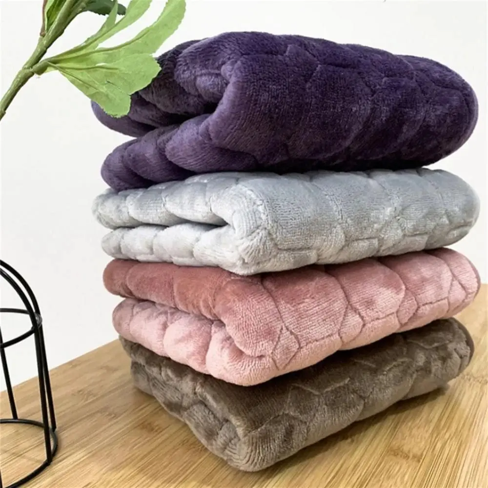 Soft 45x45cm Seat Cushion Flannel Non Slip Car Seat Pad Warm Plus Velvet Student Chair Pad Office Home Decor