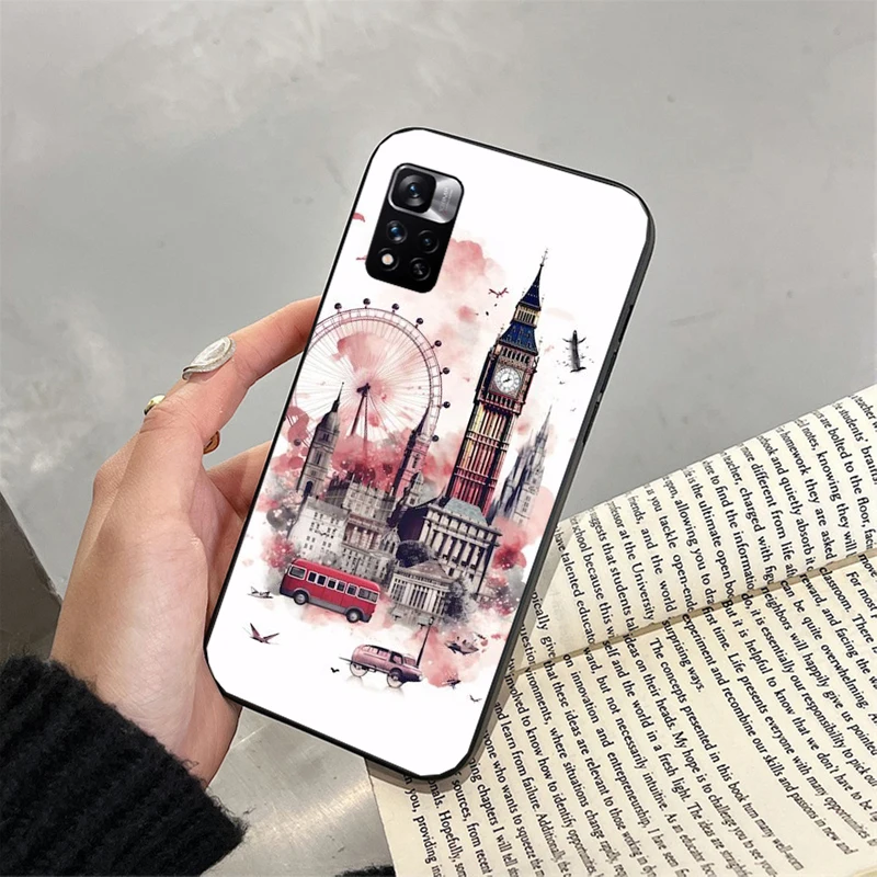 

London aesthetics Funda Phone Case For Xiaomi Redmi note 14 Pro 14 13 12 11 10 Pro 14S 12S 11S Redmi 14C 13C 10