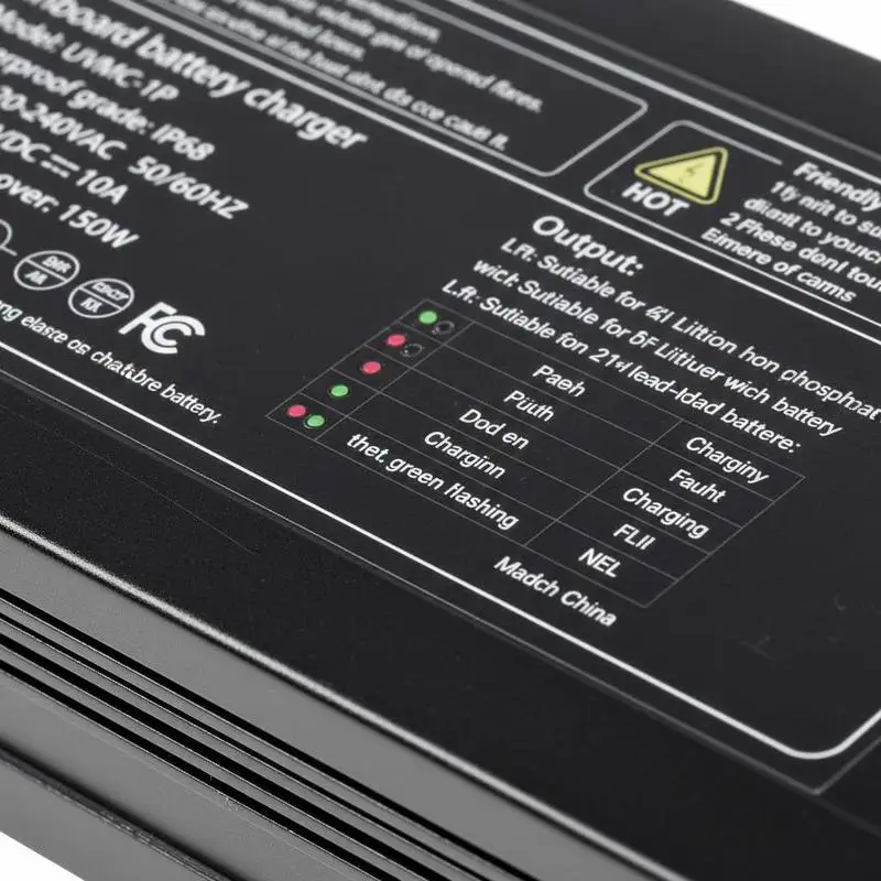 Marine Battery Maintainer 1-Bank 10A 12V Onboard Charging Unit For Large Boat Yacht RV Lithium-Ion LiFePO4 NCM Lead-Acid Compatibility Smart Pulse Tech Automatic Power Management Compact Design Aluminum Housing Multiple Battery Types Support AC 100-2 view 3