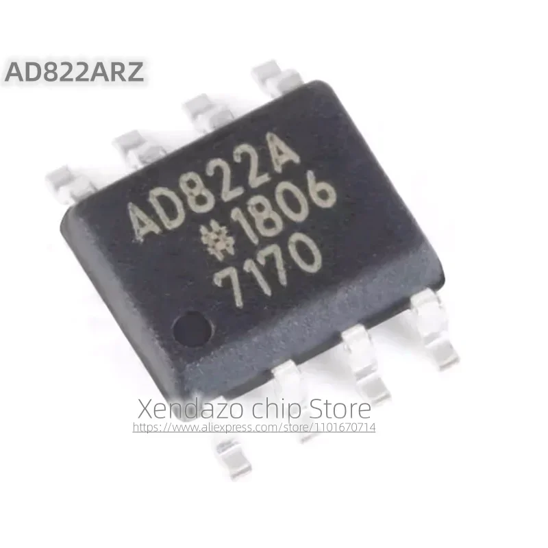 10pcs/lot AD822ARZ-REEL7 AD822ARZ AD822A SOP-8 package Single power rail to rail FET operational amplifier chip