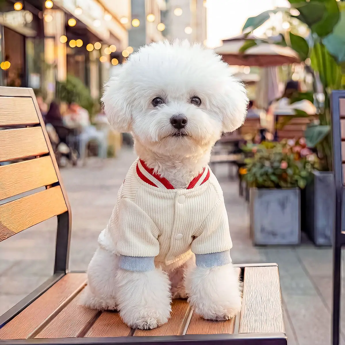 Sudadera con capucha bordada apta para perros pequeños y cachorros - imagen 4
